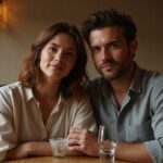 Sexkontakt Sankt Gallen: Die besten Adressen für diskrete Treffen Ein Paar sitzt an einem Tisch in einem gemütlichen Restaurant